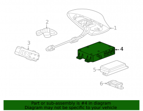 Communication System Module Cadillac ATS 13-