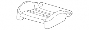 Tapițerie scaun șofer Audi A6 C8 19-25, piele maro, Comfort