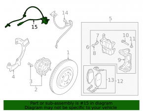Датчик ABS передний левый Kia EV6 22-26 Korea, GT
