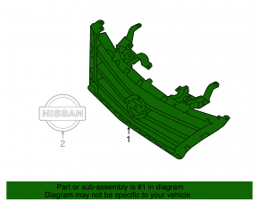 Решетка радиатора grill Nissan Sentra 13-15