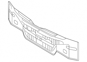 Задняя панель Hyundai Sonata 15-17
