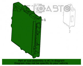 Блок управления Stop-go Module Toyota Highlander 20-22