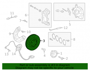 Диск тормозной передний Mercedes G-class W463 19- BREMBO 355/32мм