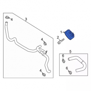 Radiator de ulei pentru motorul Ford Explorer 20- 2.3T
