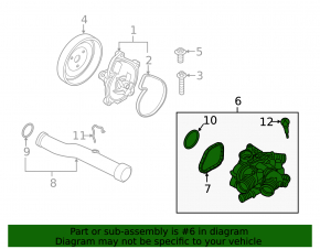 Корпус термостата Mini Cooper Countryman R60 10-16