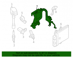 Кронштейн блока ECU Nissan Pathfinder 13-20