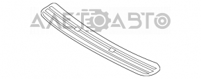Воздухозаборник решетка капота Mercedes W211 02-09 рест
