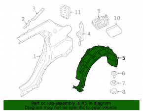 Aripă spate stânga BMW X2 F39 18-23