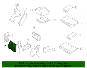 Power Control Unit PCU BMW X3 G01 18-21