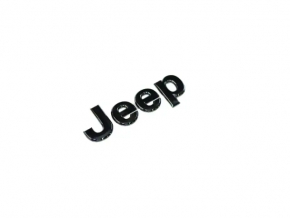 Эмблема капота Jeep Cherokee KL 19-23 черный глянец