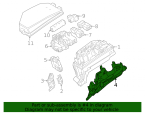 Корпус блока предохранителей подкапотного нижняя часть Toyota Corolla Cross 23-25 Hybrid