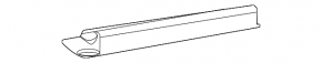 Mufă scaun șofer față dreapta Mercedes W167 GLE 350 450 20-24 negru
