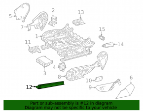 Mufă scaun șofer față dreapta Mercedes W167 GLE 350 450 20-24 negru
