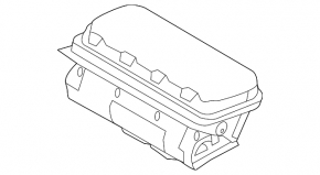 Airbag-ul de pasager din bordul Ford Explorer 13-19