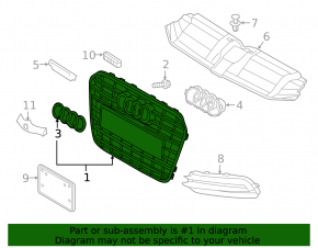 Cadrele de protecție pentru praguri laterale Audi A6 C7 16-18, negru lucios, nou, neoriginal