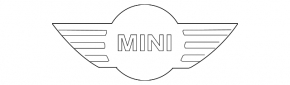 Emblemă capotă neagră pentru Mini Cooper Countryman F60 22-24