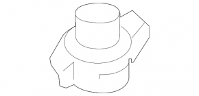 Отбойник капота правый BMW X5 F15 14-18 на капоте