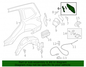 Capacul rezervorului de combustibil Subaru Forester 14-18 SJ
