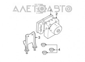 Кронштейн ABS Dodge Challenger 09-23