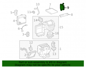 AC Amp Control Module Toyota Avalon 05-07