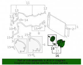 Компрессор кондиционера Mazda6 09-13 2.5