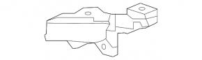 Кронштейн решетки радиатора правый grill Honda HR-V 16-18
