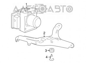 ABS АБС Honda Accord 13-14 Sport