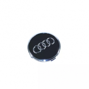 Центральный колпачок на диск Audi A4 B9 17-21 61мм черный