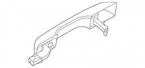 Mâner ușă extern spate stânga Ford Bronco Sport 21-25 structura