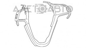 Накладка руля Jeep Cherokee KL 14-18