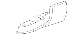 Ornament central panou frontal negru pentru Chevrolet Equinox EV 24-26