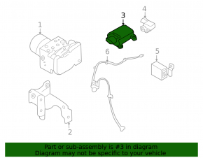 Yaw Rate Sensor Hyundai Veloster 12-14