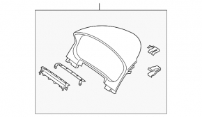 Накладка щитка приборов Mazda CX-7 06-09