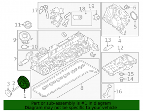 Шкив коленвала BMW X5 F15 14-18 3.0T N57