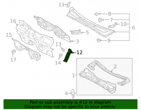 Площадка для отдыха ноги Subaru Outback 10-14