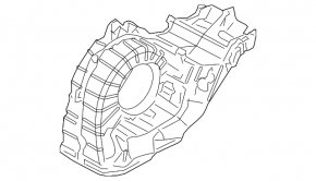 Печка в сборе Audi Q7 4L 10-15 задний ряд