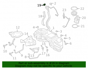 Крышка заливной горловины бензобака Porsche Cayenne 19-26