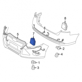 Parking Assistant Control Module Unit Ford Escape MK3 13-