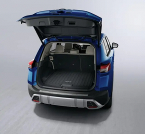 Коврик багажника ткань Nissan Rogue 21-26 комплект, под 2 ряд, на сиденье,, черный