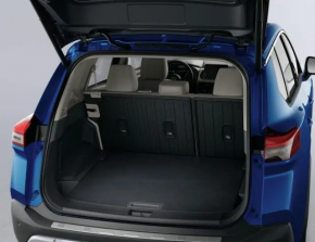 Коврик багажника ткань Nissan Rogue 21-26 комплект, под 2 ряд, на сиденье,, черный