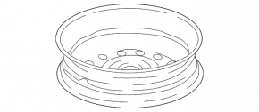 Запасное колесо докатка Honda Accord 13-17 R17 135/80