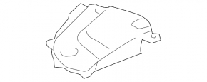 Накладка моторного отсека передняя правая Lexus RX300 RX330 04-06