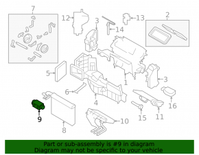 Клапан печки кондиционера BMW X5 F15 16-18 plug-in