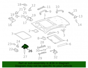 Lampa fata pentru Mercedes W221, gri, sub trapa, zgarieturi, element lipsa, zgarieturi