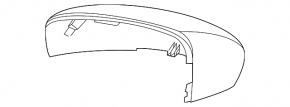 Крышка бокового зеркала правая Ford Escape MK4 20-26 без поворотника