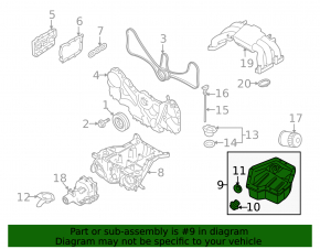 Поддон масляный Subaru Tribeca B10 08-14 3.6