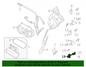 Ограничитель двери передней левой Volkswagen ID.4 21-26