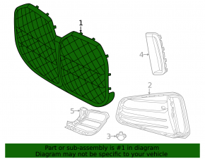 Решетка радиатора grill BMW 4 G26 22-26 M sport