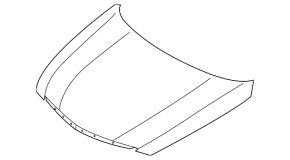 Капот голый Hyundai Sonata 11-15