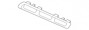 Молдинг решетки радиатора grill нижний левый Mercedes W167 GLE 350 450 20-23 хром